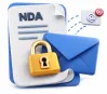 Locked NDA document ready to email for signature